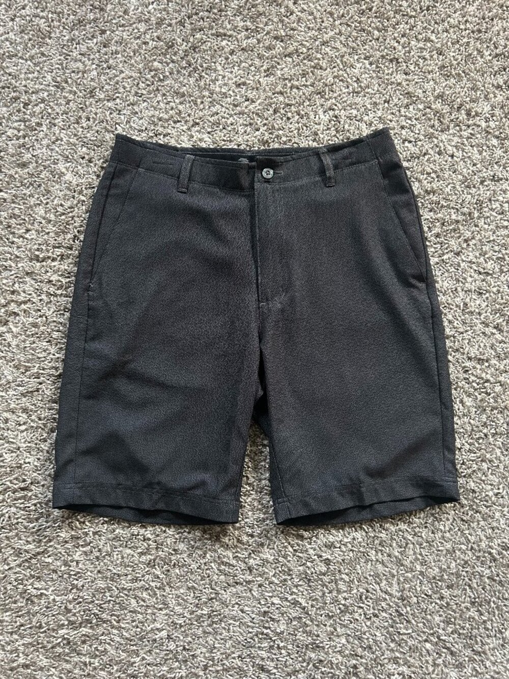 Men's Pebble Beach Charcoal Gray Golf Shorts